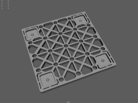 U S S Sulaco Floor Grate 3D Model