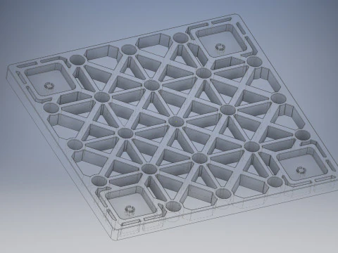 U S S Sulaco Floor Grate 3D Model
