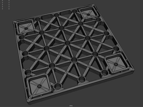 U S S Sulaco Floor Grate 3D Model