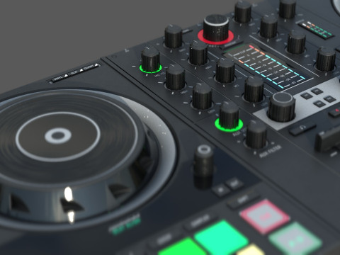 DJ Controller 3D 모델