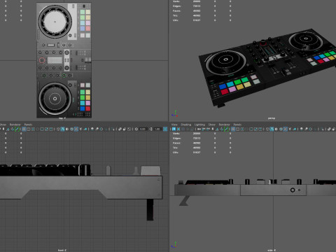 DJ Controller 3D 모델