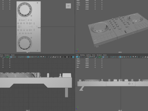 DJ Controller 3D 모델