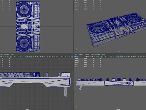 DJ Controller 3D 모델