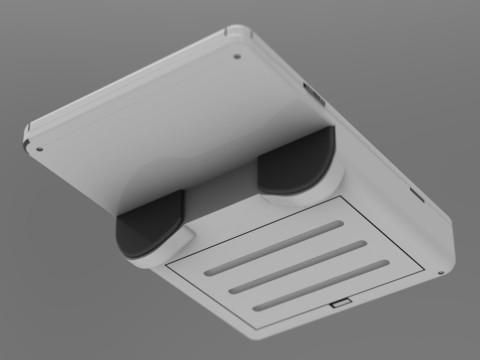 Retro Handheld Gaming Console Modelo 3D