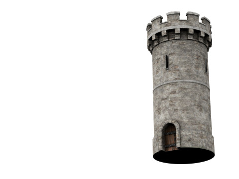 Realistic Medieval Stone Tower 3Dモデル