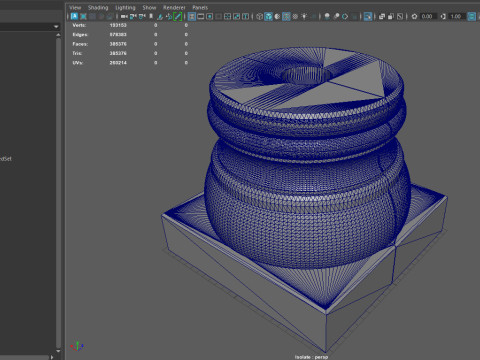 Greek Ionic Full Column Modèle 3D