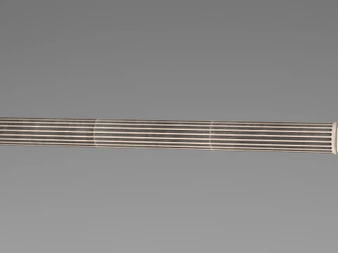 Kolom Penuh Ionik Yunani Model 3D