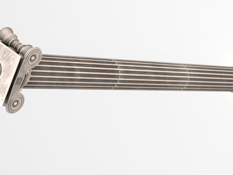 Greek Ionic Full Column Modèle 3D