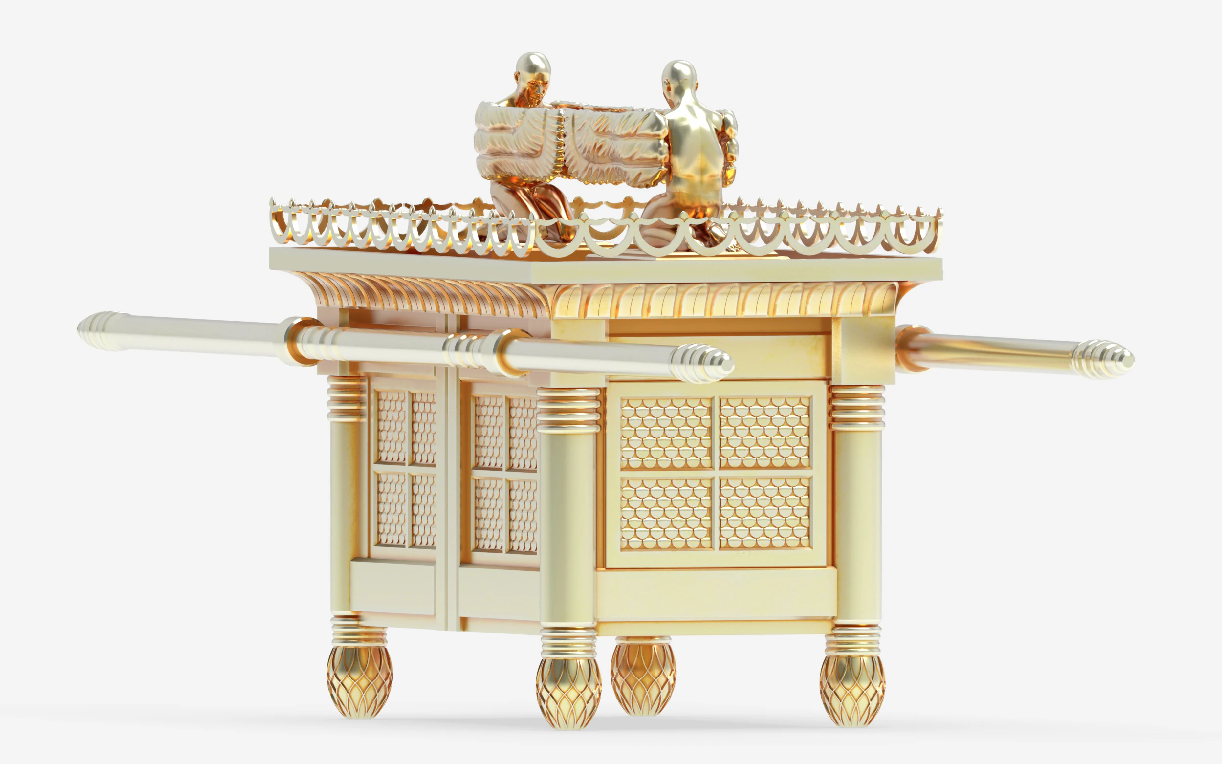 A Arca da Aliança - Alta Qualidade Modelo 3D .c4d .max .obj .3ds .fbx .stl .blend
