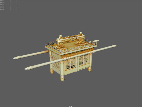 The Ark of the Covenant - High-Quality Modelo 3D