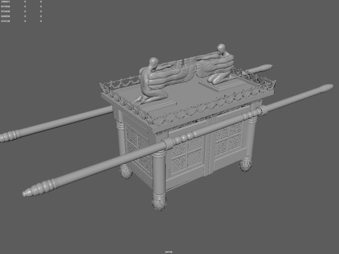 The Ark of the Covenant - High-Quality Modelo 3D