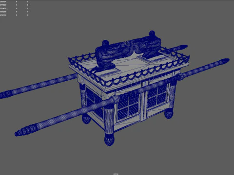 A Arca da Alian&ccedil;a - Alta Qualidade Modelo 3D