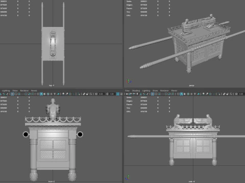 A Arca da Alian&ccedil;a - Alta Qualidade Modelo 3D
