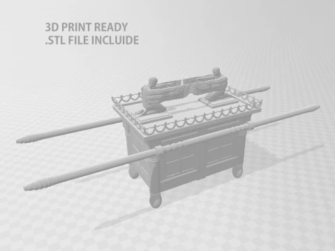 A Arca da Alian&ccedil;a - Alta Qualidade Modelo 3D
