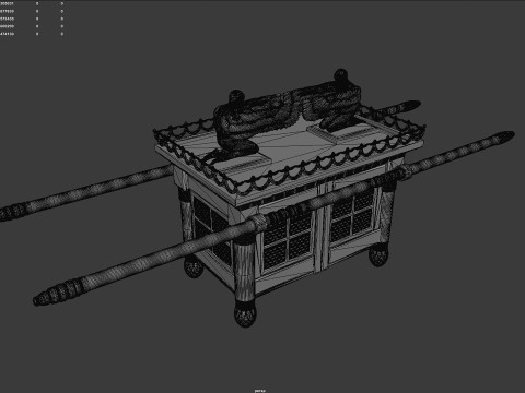 The Ark of the Covenant - High-Quality Modelo 3D