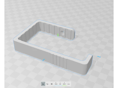 Porta Rolos V3 - Porta Papel Higi&ecirc;nico Imprim&iacute;vel em 3D Modelo de Impressão 3D