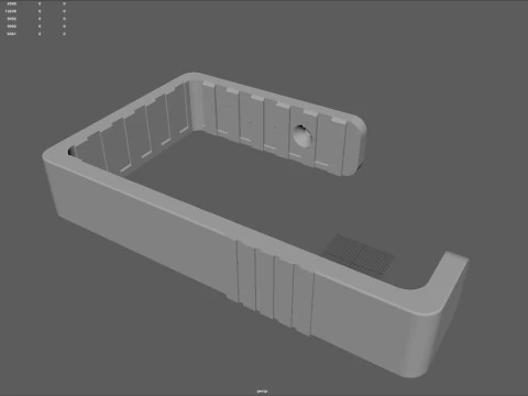 Porta Rolos V3 - Porta Papel Higi&ecirc;nico Imprim&iacute;vel em 3D Modelo de Impressão 3D