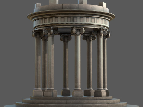 Garden Rotunda LP 3D Model