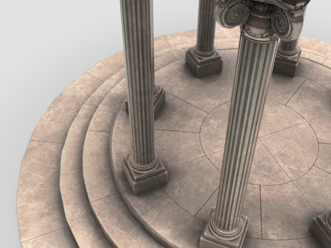 Garden Rotunda LP 3D Model