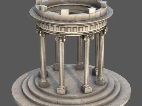 Garden Rotunda LP 3D Model