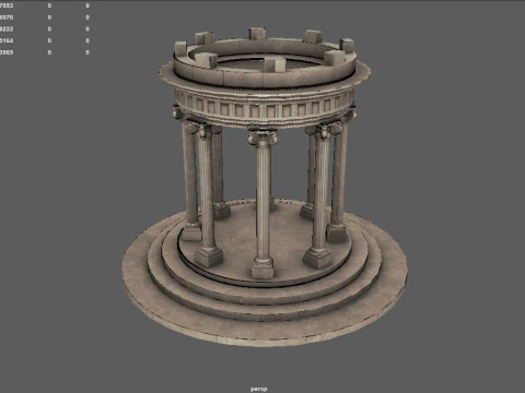 Garden Rotunda LP 3D Model