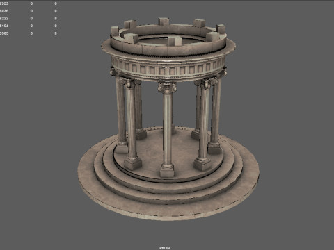 Garden Rotunda LP 3D Model
