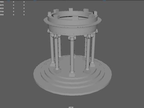 Garden Rotunda LP 3D Model