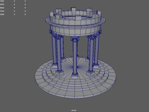 Garden Rotunda LP 3D Model