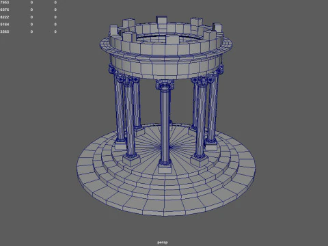Garden Rotunda LP 3D Model