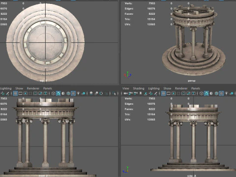 Garden Rotunda LP 3D Model