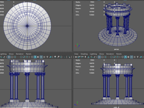 Garden Rotunda LP 3D Model