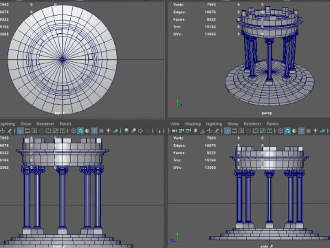 Garden Rotunda LP 3D Model