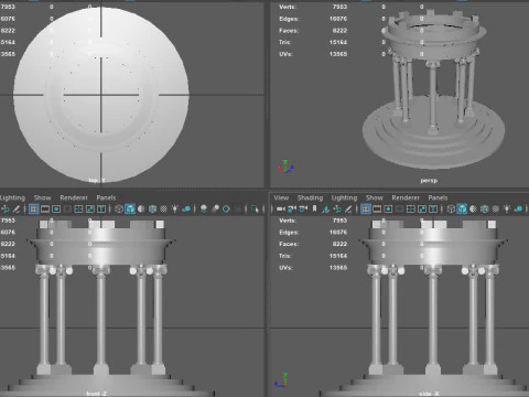 Garden Rotunda LP 3D Model