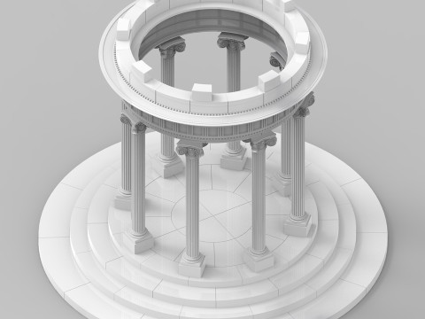 Garden Rotunda 3D print model 3D Принт Модель