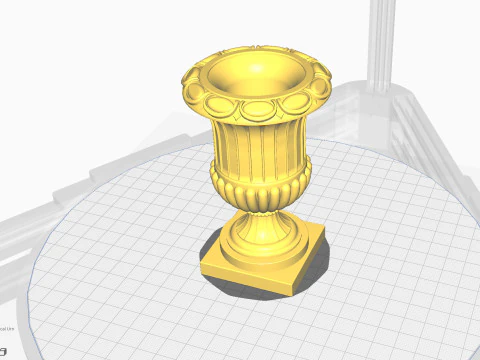 Elegant Classical Urn 3D Print Model
