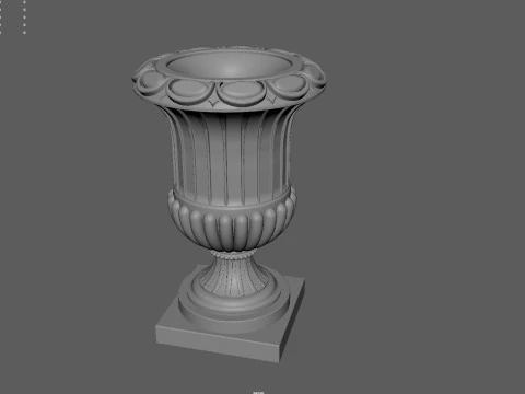 Elegant Classical Urn 3D Print Model
