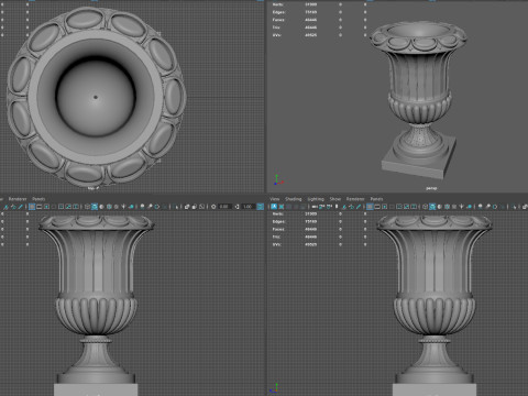 Elegant Classical Urn Modelo de Impressão 3D