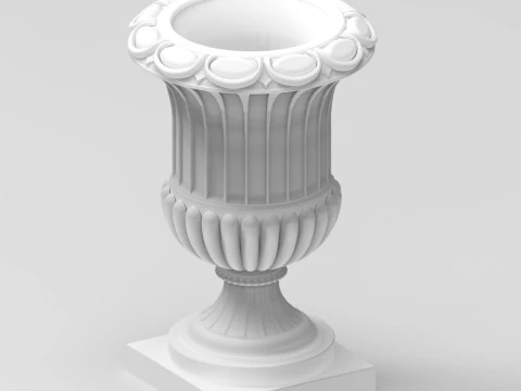 Elegant Classical Urn 3D Print Model