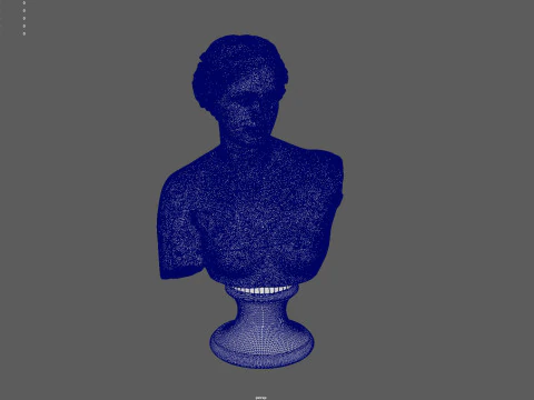 Бюст Венери Мілоської. Класична мармурова скульптура 3D Модель