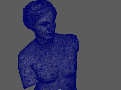 Pedestal with Venus de Milo Modèles 3D en vedette