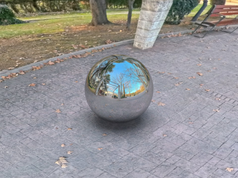 High-Resolution HDRI 360 Winter Park Walkway at Sunset 8192x4096 Soft Evening Light CG Textures