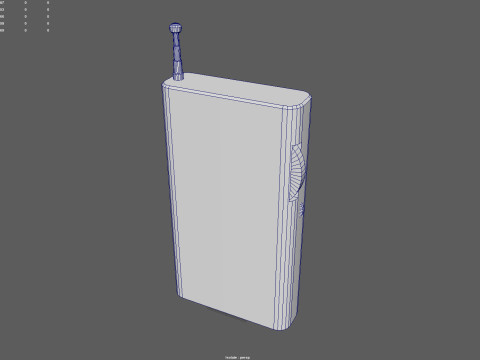 Low Poly AM-FM Pocket Radio Game-Ready 3D Asset with 3 Color Variants PBR 4K Textures BONUS Hi 3Dモデル