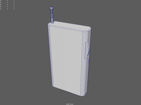 Low Poly AM-FM Pocket Radio Game-Ready 3D Asset with 3 Color Variants PBR 4K Textures BONUS Hi 3Dモデル