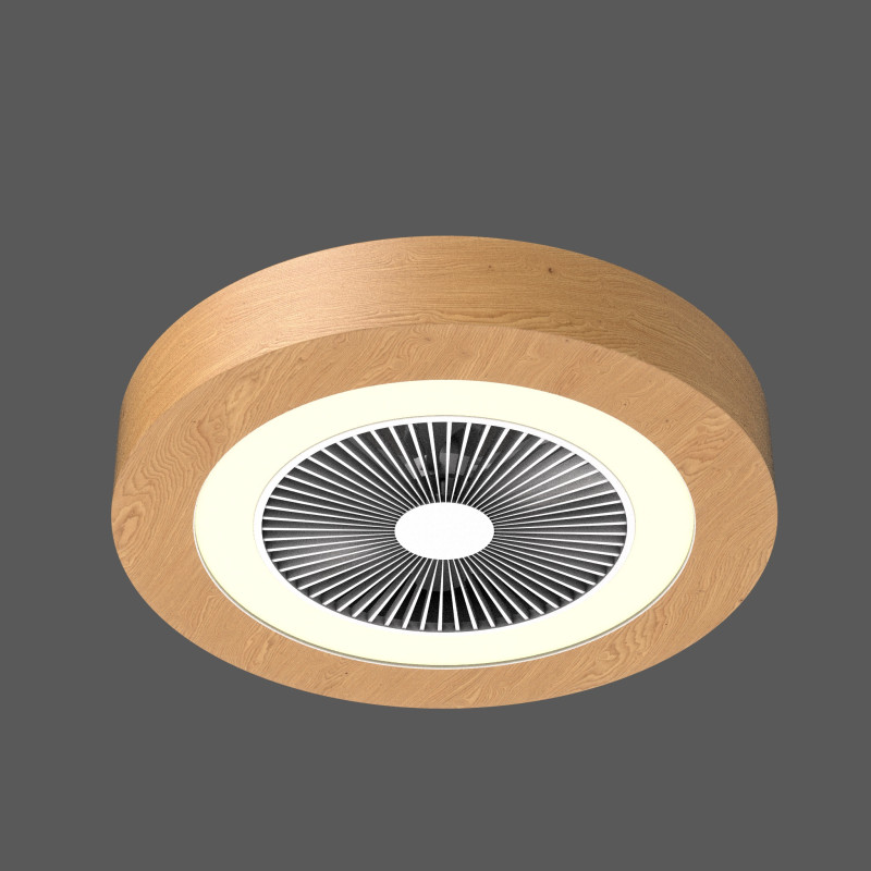 Modern Ceiling Fan with Enclosed Blades Modelo 3D .c4d .max .obj .3ds .fbx .stl .blend