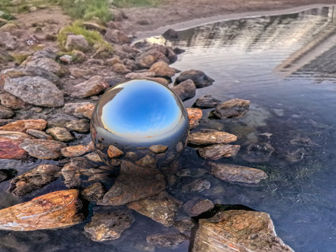 Sunrise Rocky Shoreline HDRI 360 Equirectangular Panorama for Architectural Visualization CG Tekstury