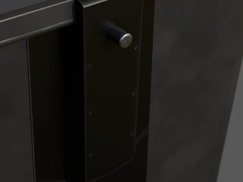 Bidone stradale in stile europeo Contenitore per rifiuti urbani realistico, pronto per il gioco, stampabile in 3D ad alto numero di poligoni Modello 3D