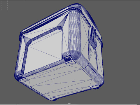 European Style Street Bin Realistic Urban Trash Container Game-Ready High-Poly 3D Printable Modelo 3D