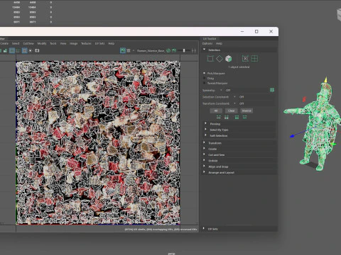 Roman Warrior Low Poly Game Ready Texture PBR 4K WinZip ZIP Modello 3D