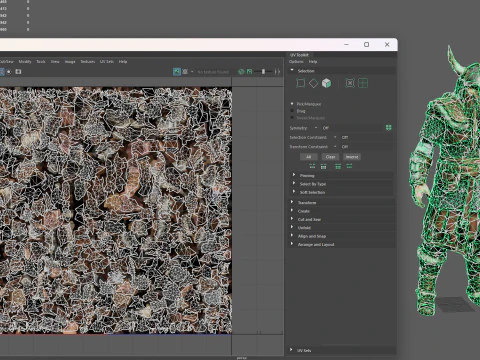 Authentiques textures Viking Low Poly du 9e si&egrave;cle pr&ecirc;tes pour le jeu 4K PBR WinZip ZIP Modèle 3D