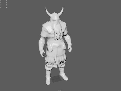 Authentic 9th-Century Viking Low Poly Game Ready 4K PBR Textures WinZip ZIP 3D 模型